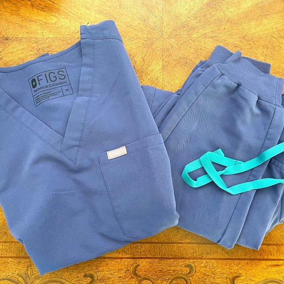 Figs Tops Figs Brand Big Sky Xs Scrub Set Poshmark